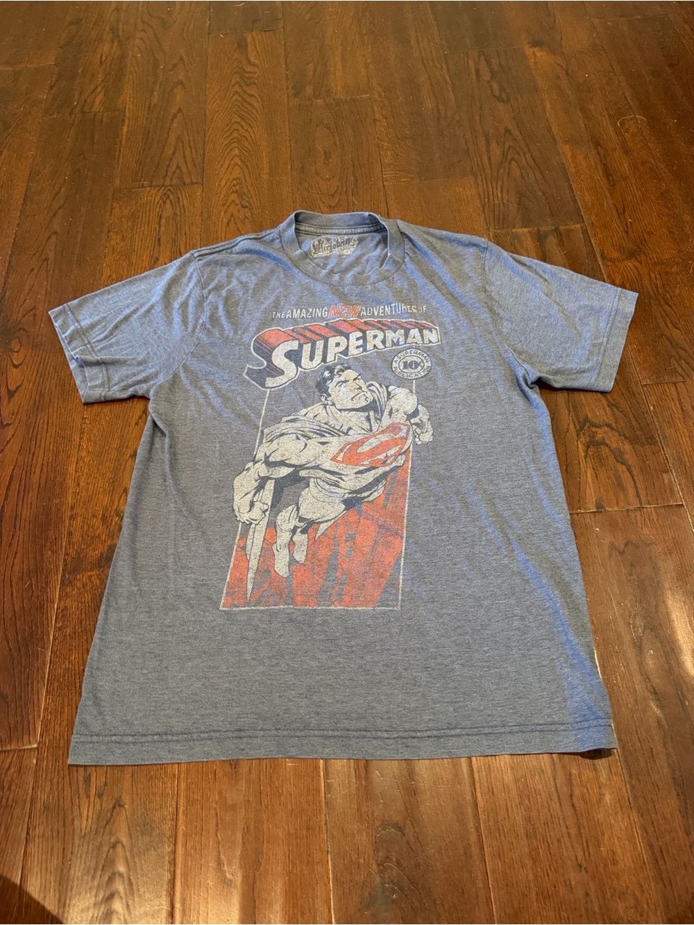 Superman Graphic Crew Neck T-Shirt - Blue